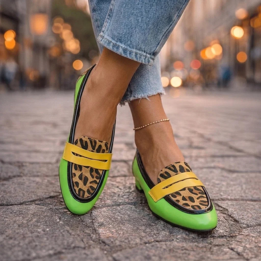 Mocasines Leopardo Rosalia