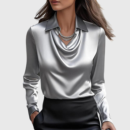 Blusa Silvia Plisada