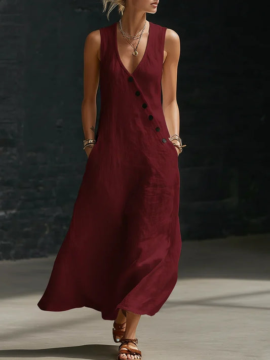 Vestido Botones Minimal