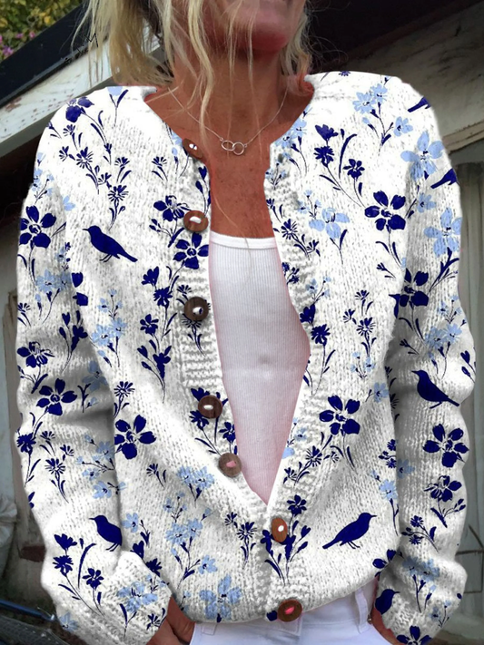 Cárdigan Vynora Pájaros
