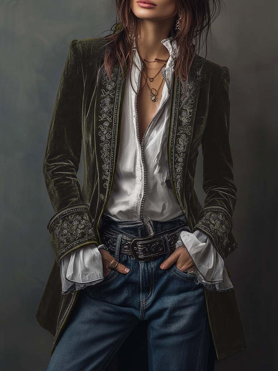 Chaqueta Florentina Bordada