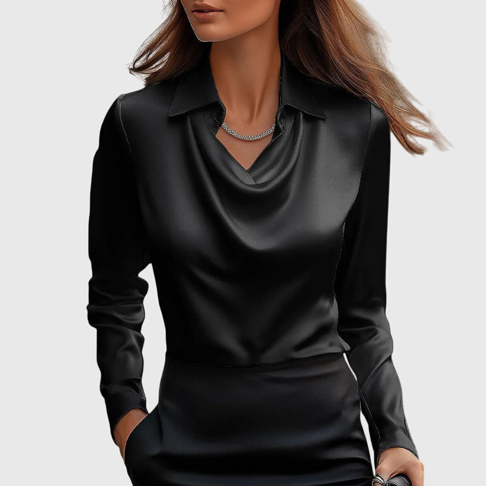 Blusa Silvia Plisada