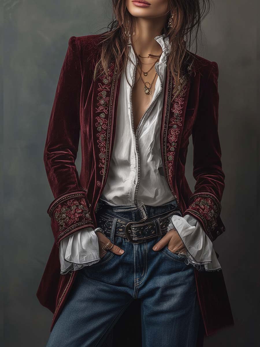 Chaqueta Florentina Bordada