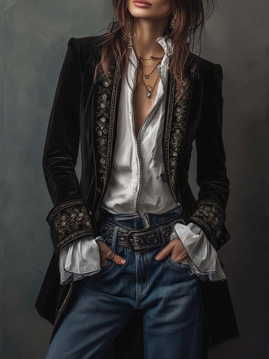 Chaqueta Florentina Bordada