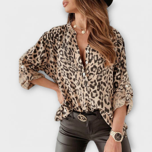 Blusa Leopardo Silk