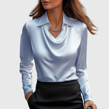 Blusa Silvia Plisada