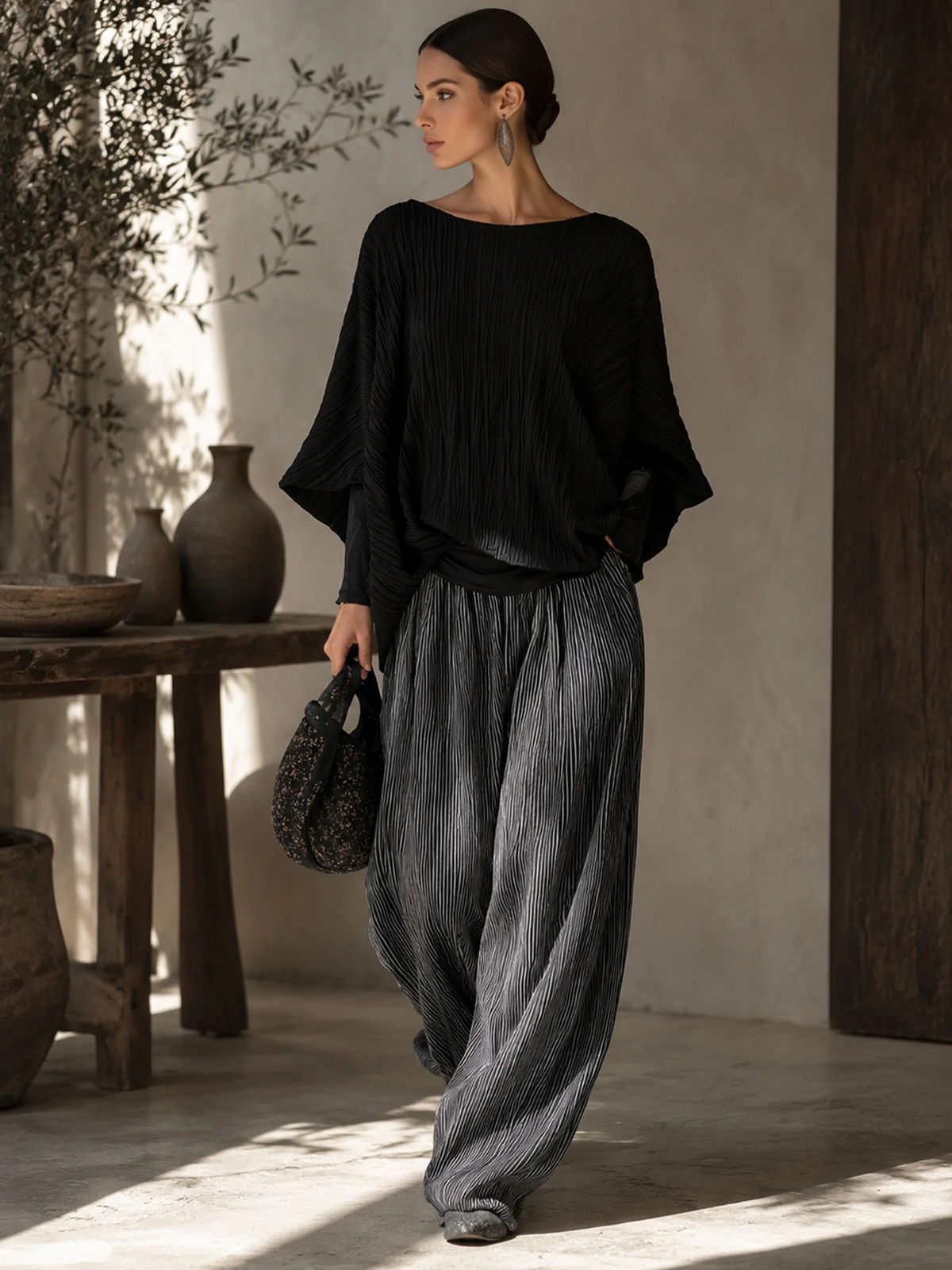 Conjunto Plisado Azucena