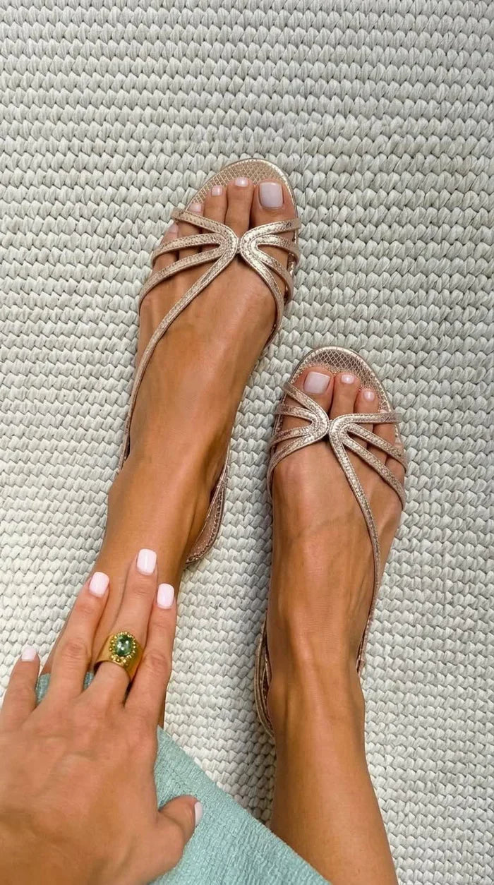 Sandalias Ginevra Gold