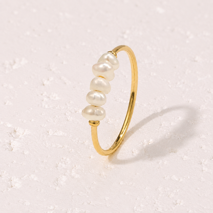 Anillo Perla Blasa