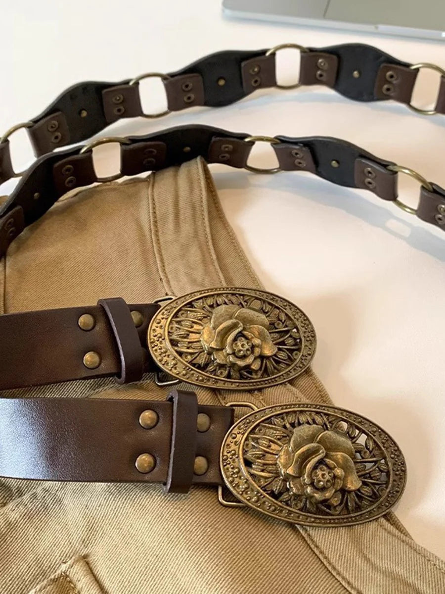 Cinturón Cuero Silla