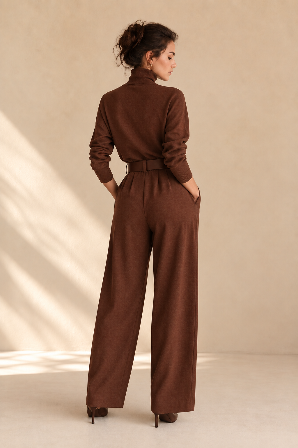 Conjunto Milán Punto Fino y Pantalón Palazzo