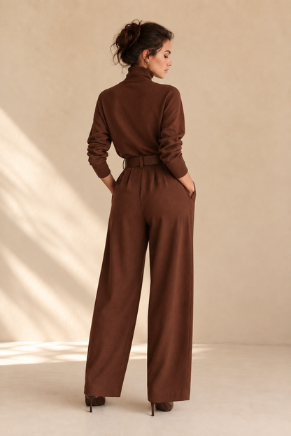 Conjunto Milán Punto Fino y Pantalón Palazzo