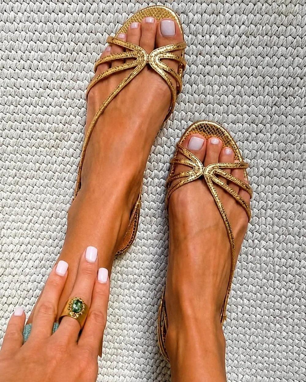 Sandalias Ginevra Gold