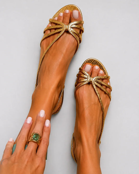 Sandalias Ginevra Gold