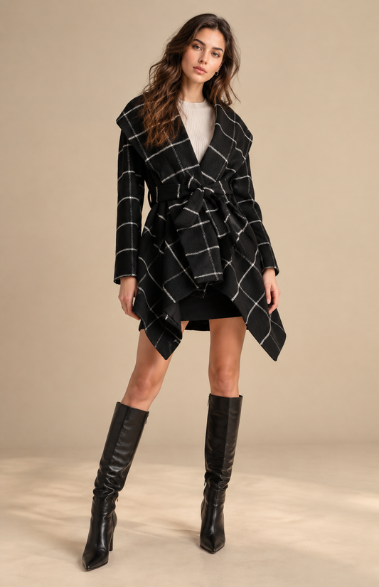 Abrigo Milano Check