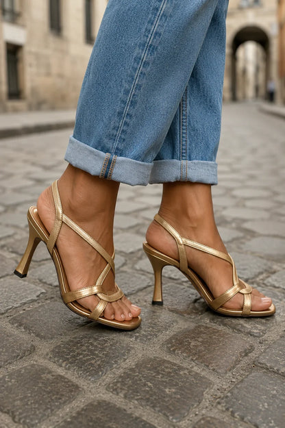 Sandalias Gold Elisabetta