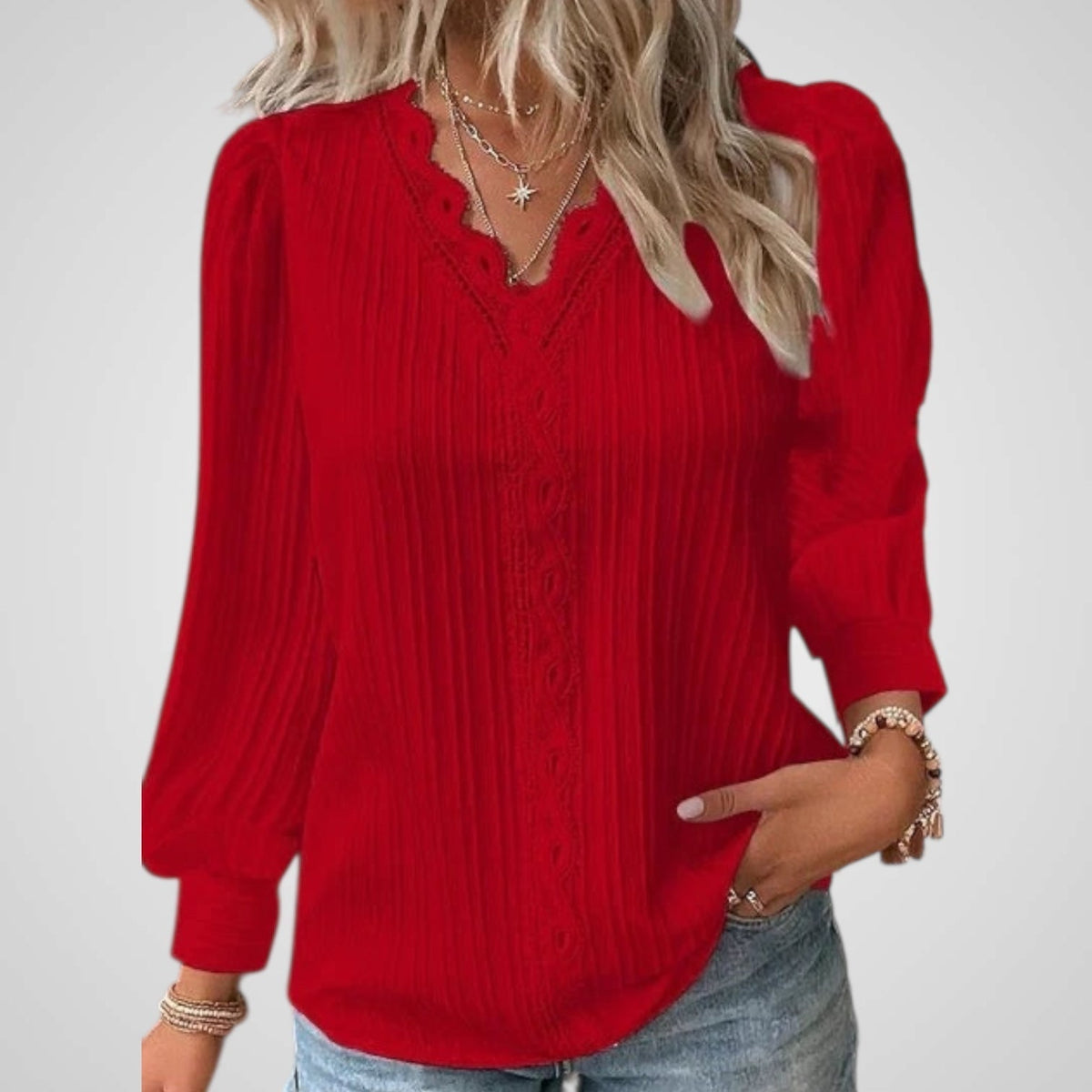 Blusa Alison Plisada
