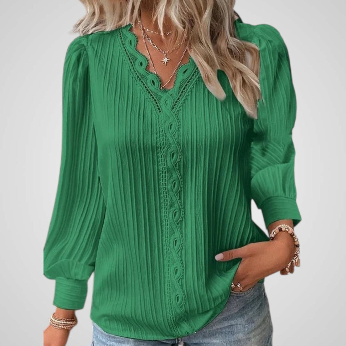 Blusa Alison Plisada