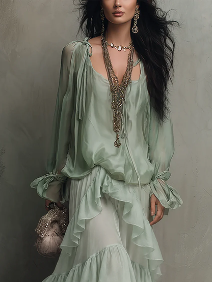 Conjunto Menta Agata