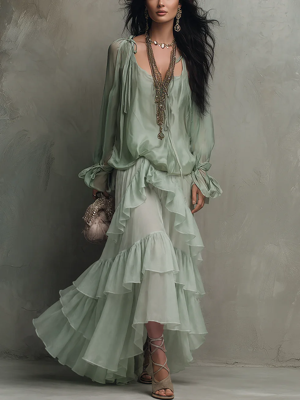 Conjunto Menta Agata