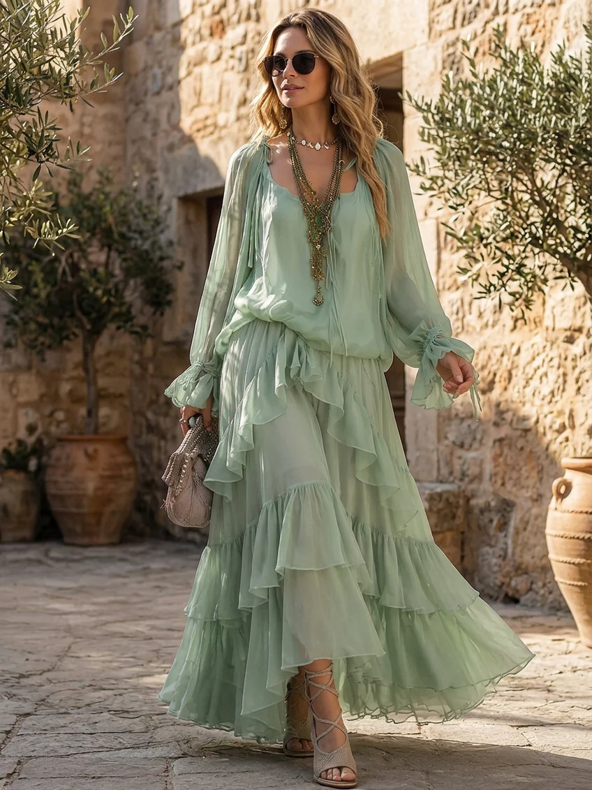 Conjunto Menta Agata