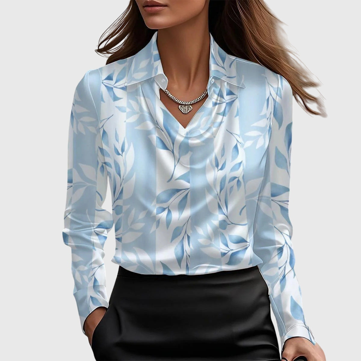 Blusa Silvia Plisada
