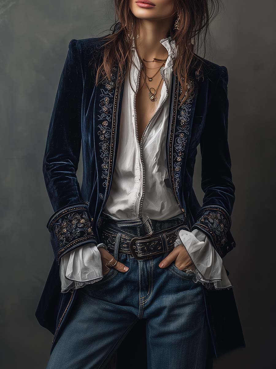 Chaqueta Florentina Bordada