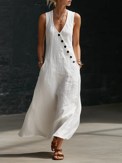 Vestido Botones Minimal