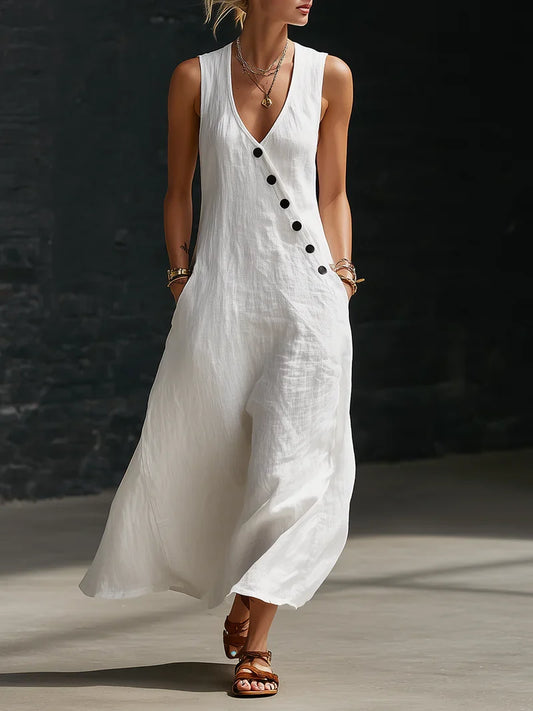 Vestido Botones Minimal