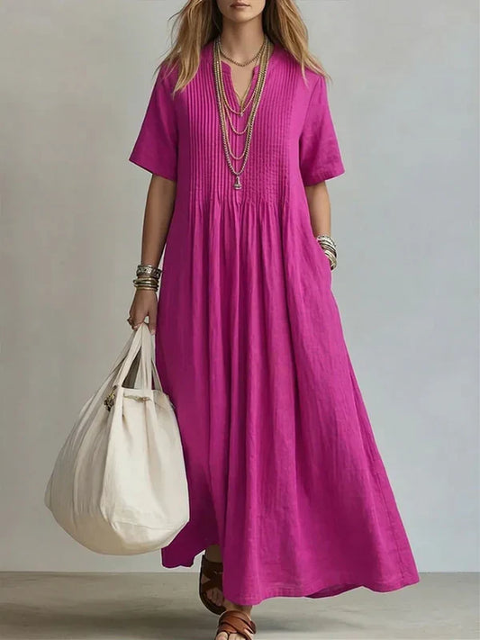 Vestido Plisado Simone