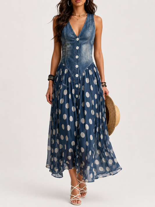 Vestido Alba Lunares