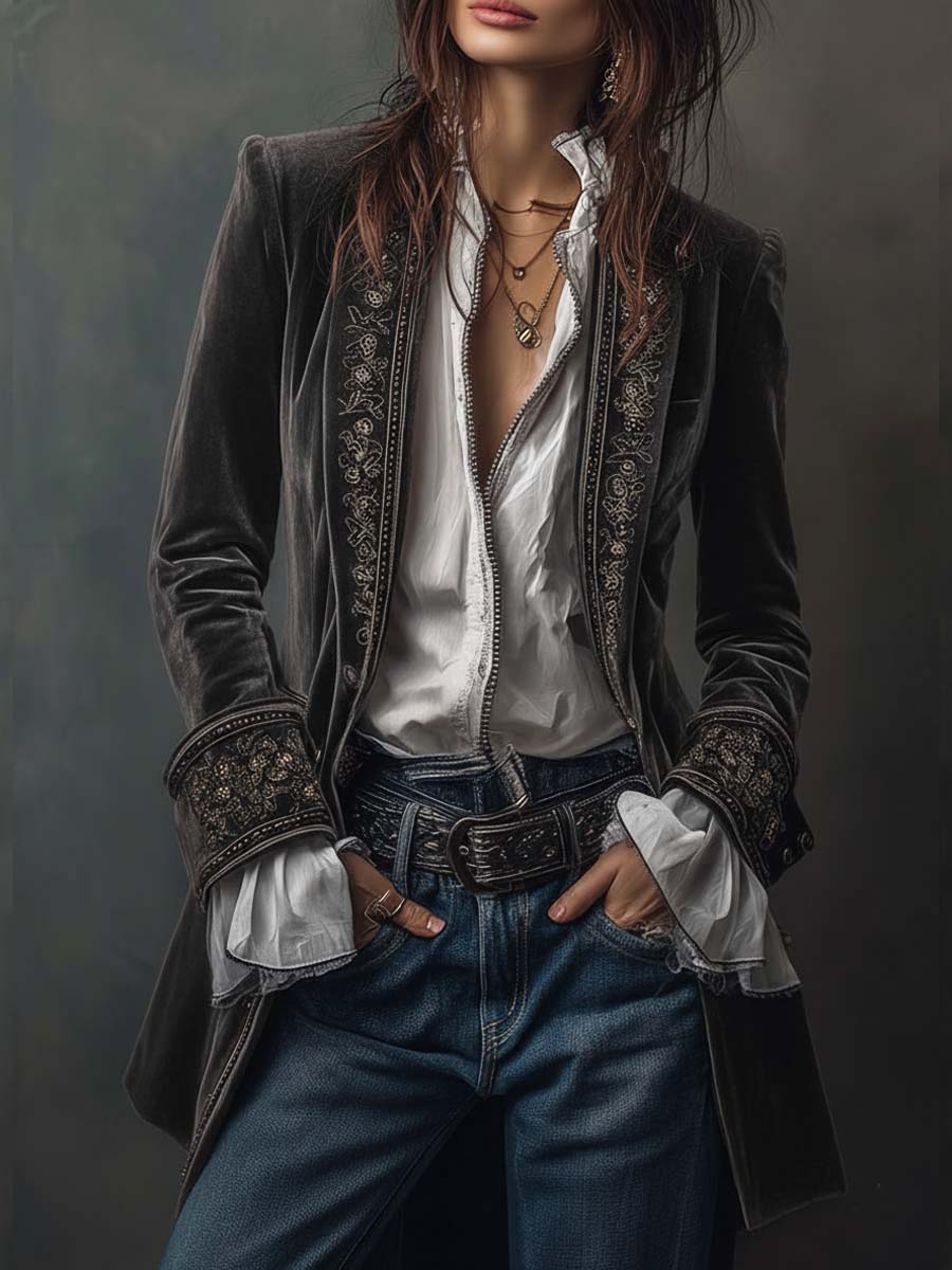 Chaqueta Florentina Bordada