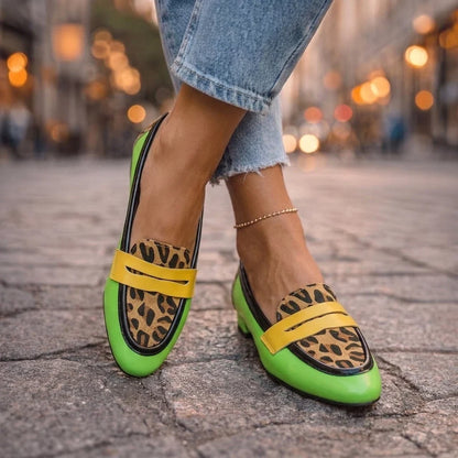 Mocasines Leopardo Rosalia