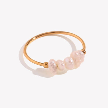 Anillo Perla Blasa
