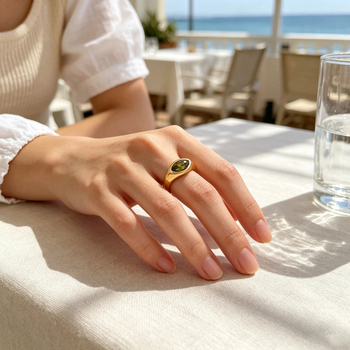 Anillo Circón Isabella