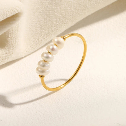 Anillo Perla Blasa