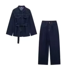 Conjunto Denim Coral