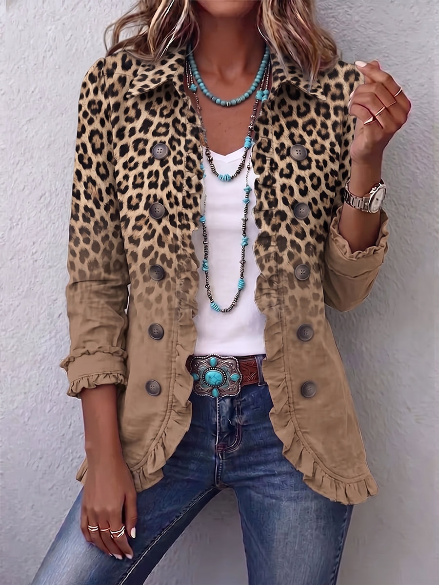 Chaqueta Tawny Leopardo